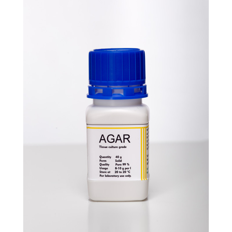 Agar-Agar Powder for Laboratory Use - Available in 40g, 80g, 100g, 500g, 1kg